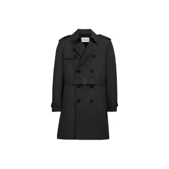 COACH Trench Coats Men Black