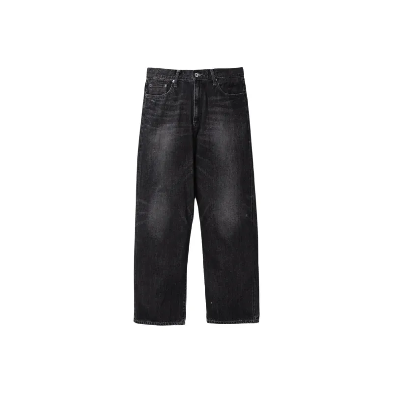 NEIGHBORHOOD Washed Denim Dp Wide Pants-0