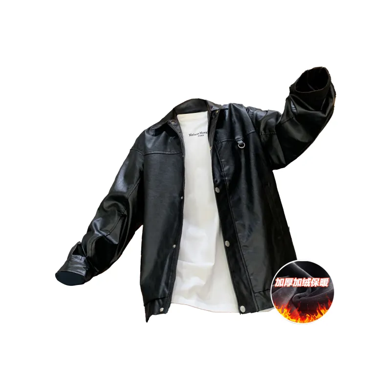 JUNGLE PANDA Leather Jacket Unisex-16