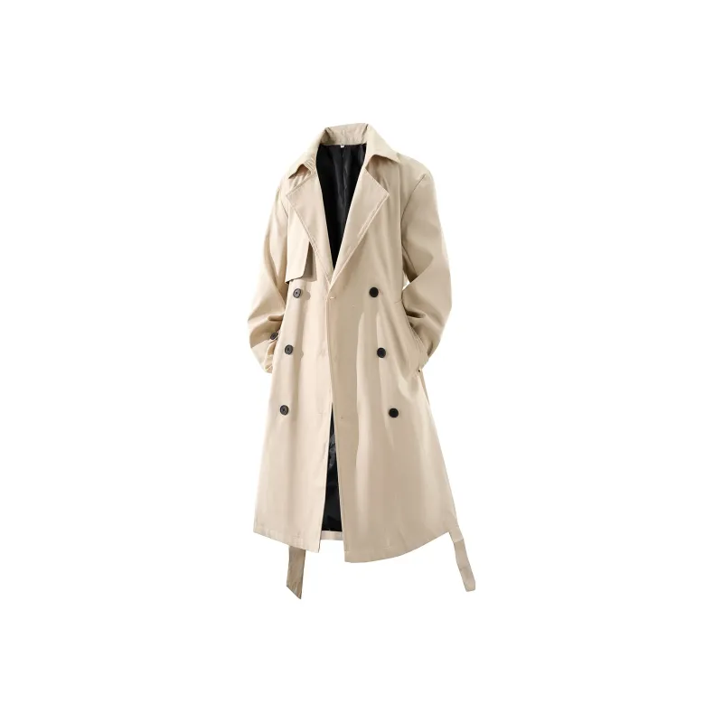 Cotton Trench Coats Unisex-3