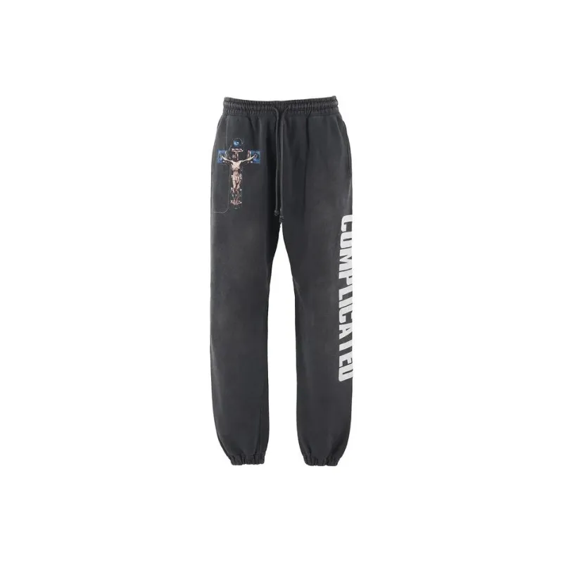 SAINT Mxxxxxx Complicated Cotton Track Pants-0
