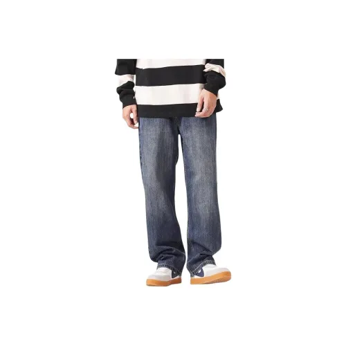 YOSHIYOYI Jeans Men Blue 