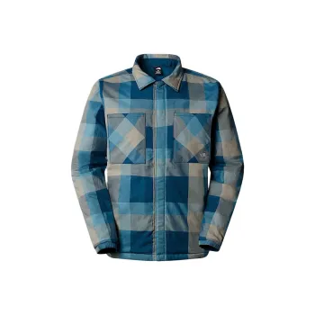 THE NORTH FACE Afterburner Insulated Flannel Jacket Men's Midnight Gasoline