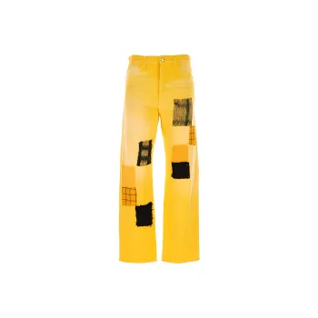 MARNI Mohair Patchwork Pants