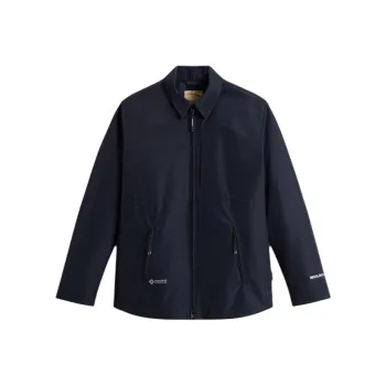 WOOLRICH Logo Printed Zip Up Jacket