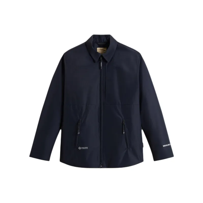 WOOLRICH Logo Printed Zip Up Jacket-0