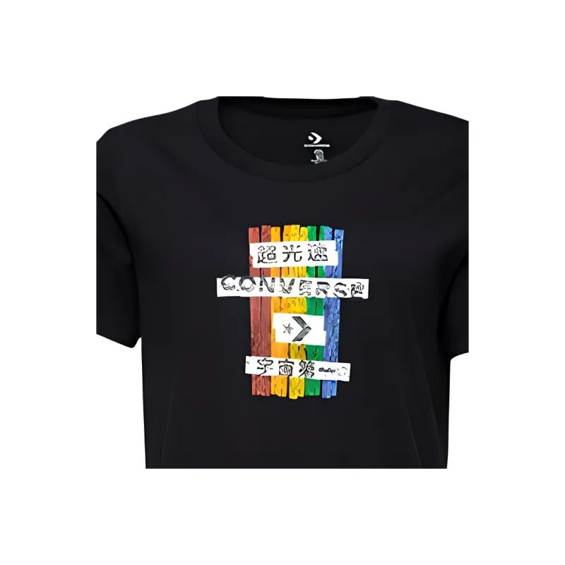 Converse Regular T Shirt Women's Black-2