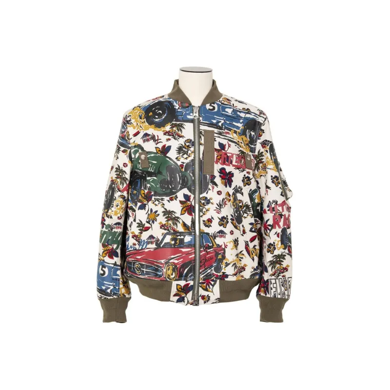 Sacai SS25 Jackets & Coats Men's Ivory White-0