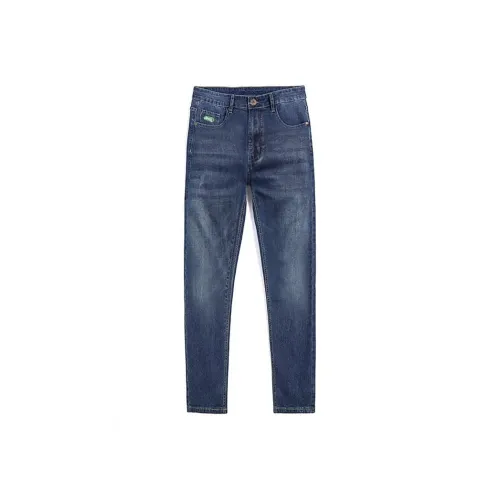 Jeep Fashion Sports Collection Jeans Unisex Blue