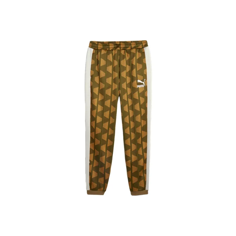 PUMA Knitted Sweatpants Men's Brown-0