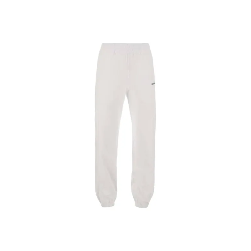 OFF WHITE Knitted Sweatpants Men Ecru-0
