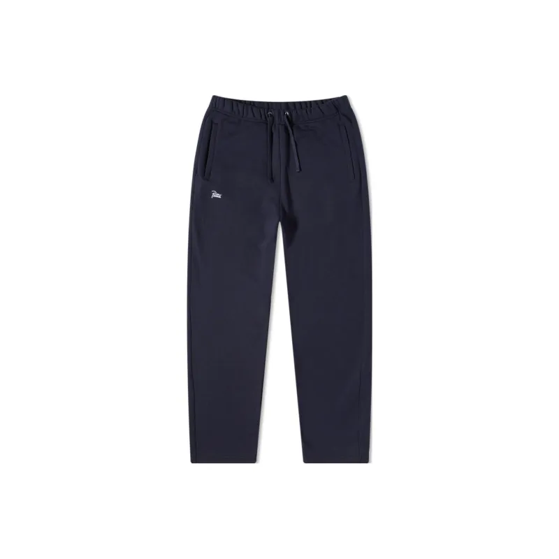 Patta Knitted Sweatpants Men Blue-0