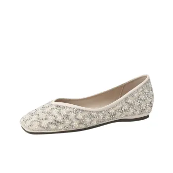 City Camel Casual Single Shoes Women's Ecru