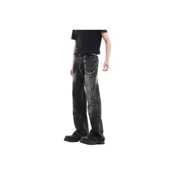FASTFISH Jeans Unisex Black