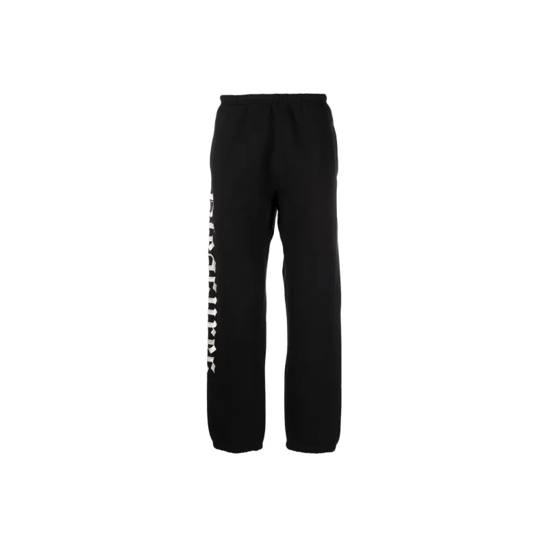 PLEASURES Knitted Sweatpants Men Black-0
