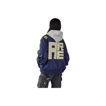 H.V.G.A Jackets Coats Unisex Navy Blue