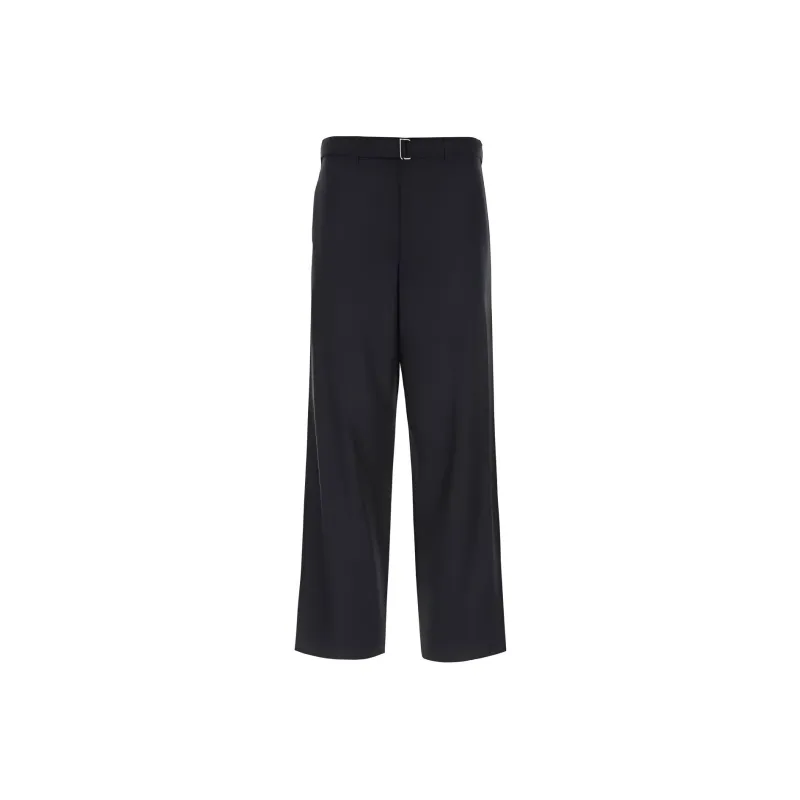 PRADA Belted Straight Leg Pants-0