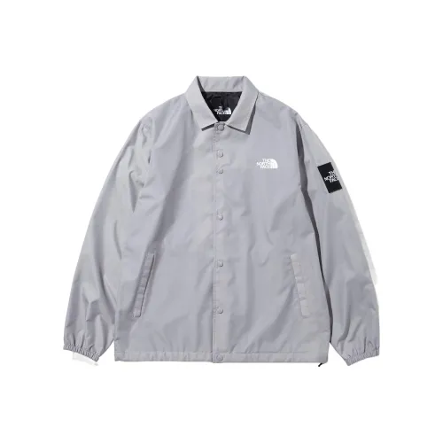 paisley-floral print cotton shirt Jackets & Coats Men's Gray