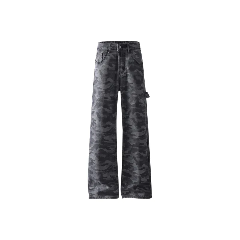 MIIOW Trend Party Series Jeans Unisex Camouflage-0