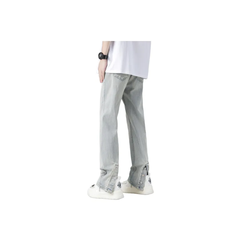 COMOWA Vintage High-street Unisex Jeans-4