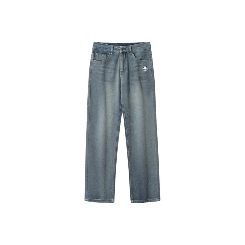 HIPANDA Jeans Unisex Vintage Blue-0
