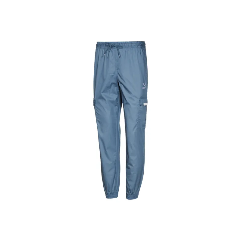 PUMA Knitted Sweatpants Unisex China Blue-0