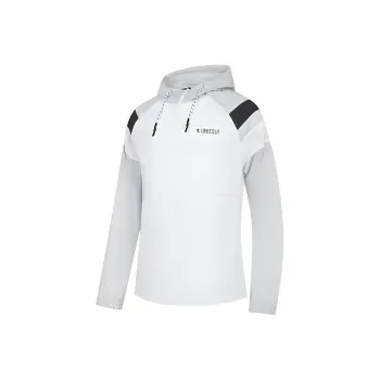 QIAODAN Trench Coat Men's Jordan White/Light Grayish Brown