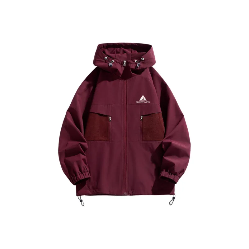 SNOW FLYING Jackets Coats Unisex Burgundy-0