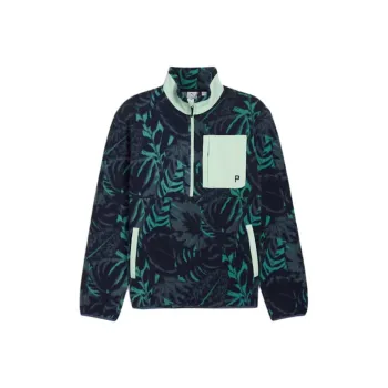 PUMA PALM TREE CREW Jacket Men Dark Navy   Shiny Green