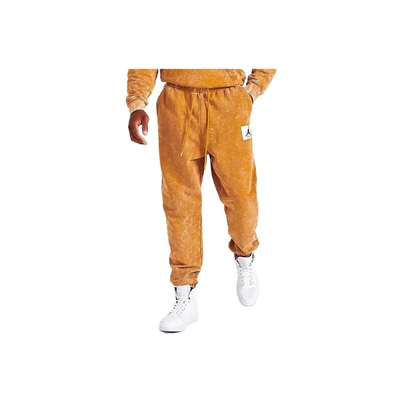 Jordan Flight Knitted Sweatpants Men Orange-0
