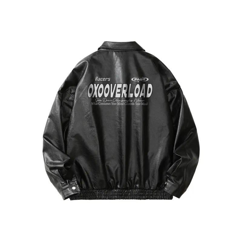 OXO OVERLOAD Leather Jacket Unisex-0