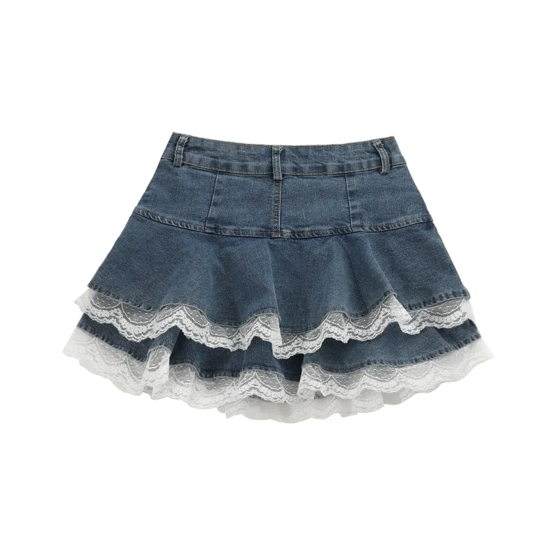 HTHK Denim Short Skirts Women's-6