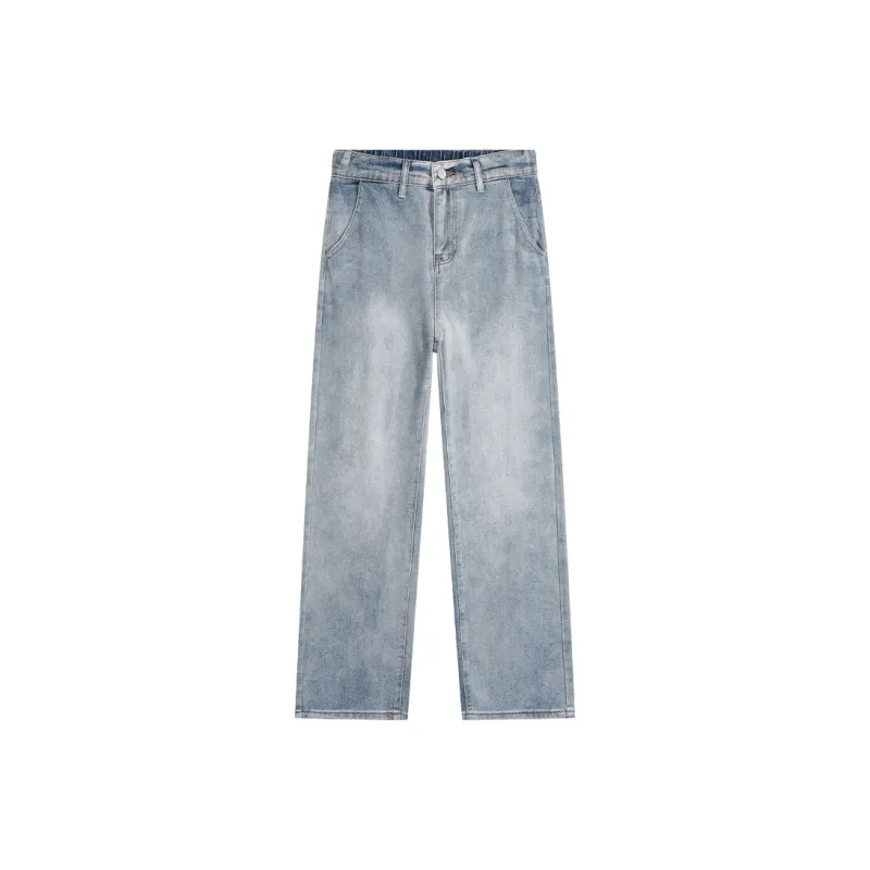 COMOWA Jeans Unisex Yellow Mud Slimming Vibe For Spring Summer Autumn And Winter-5