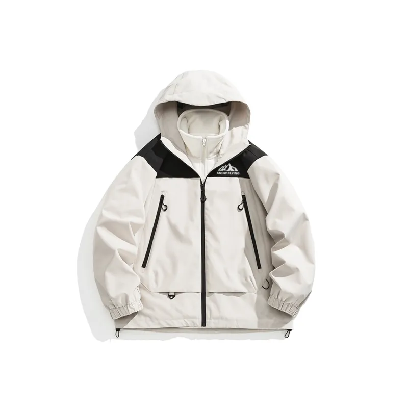 SNOW FLYING Jackets Coats Unisex Ecru-3