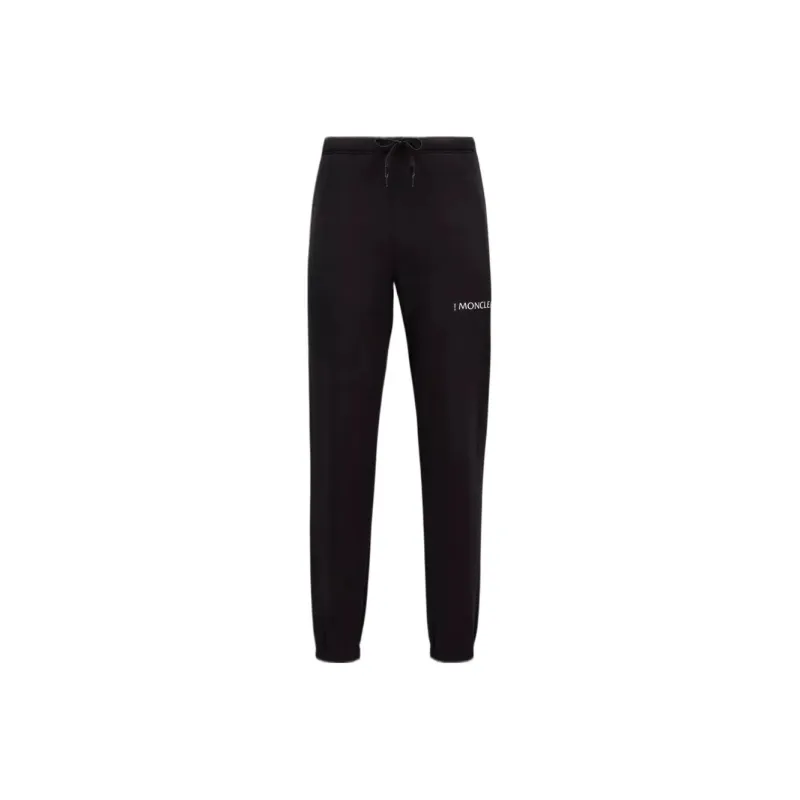 Moncler Knitted Sweatpants Men Black-0