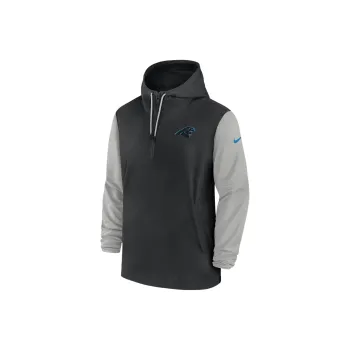 Nike NFL Carolina Panthers Sideline Pre-Game Player Jackets Coats Men Black