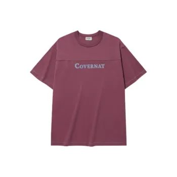 COVERNAT T Shirts Men Magenta