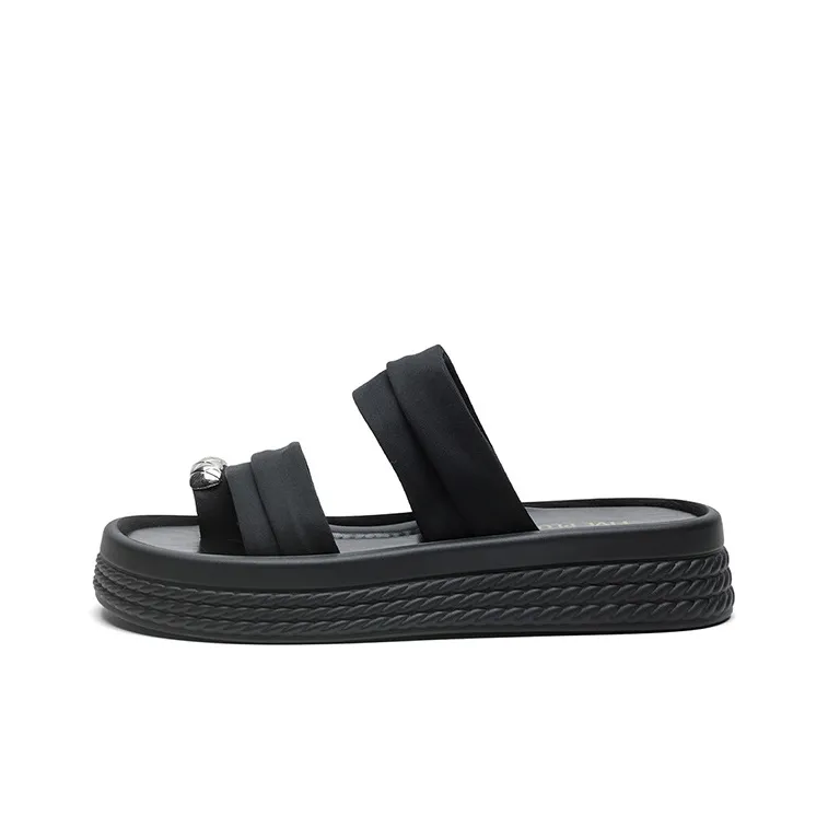 FIVE PLUS Rubber Sole Slip Resistant Slide Slippers Women's-5