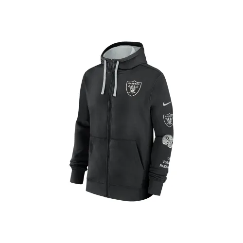 Nike Las Vegas Raiders Club Men's Nike Nfl Full Zip Hoodie