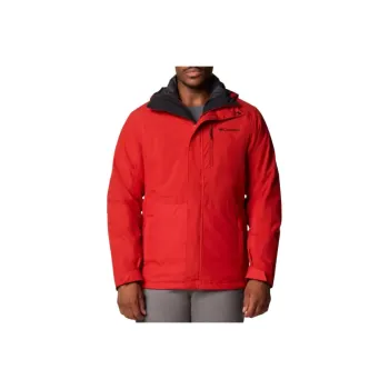 Columbia Omni-Heat Snow Glide Interchange Omni-Tech Thermarator Jackets Coats Men's Sail Red