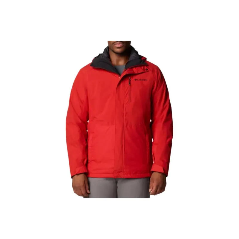 Columbia Omni-Heat Snow Glide Interchange Omni-Tech Thermarator Jackets Coats Men's Sail Red-0