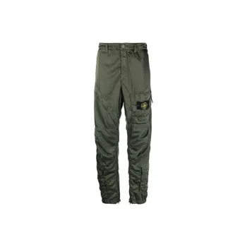 STONE ISLAND FW21 Casual Pants Men's Army Green