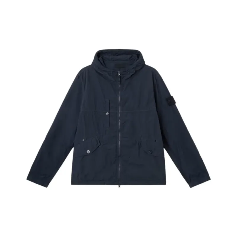 STONE ISLAND Zipped Hooded Jacket-0