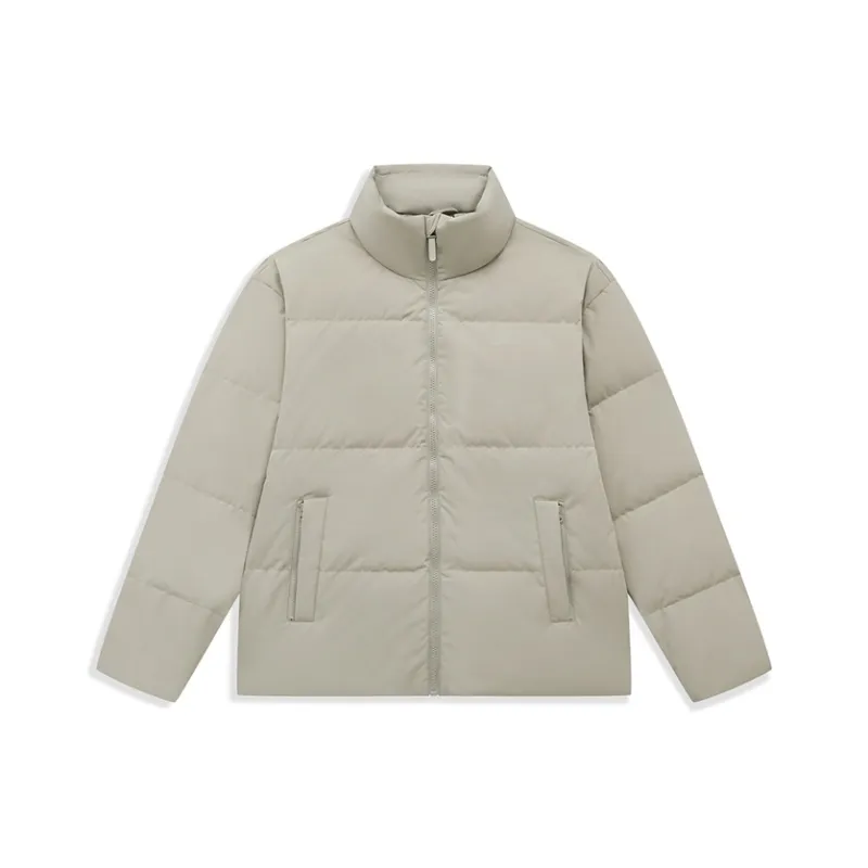 XTEP Down Jacket Unisex Water-Indigo Gray-0