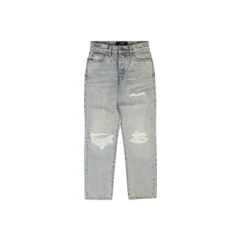 AMIRI Cropped Straight Thrasher Jeans