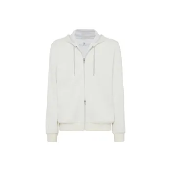 Brunello Cucinelli Zip up Jersey Hoodie