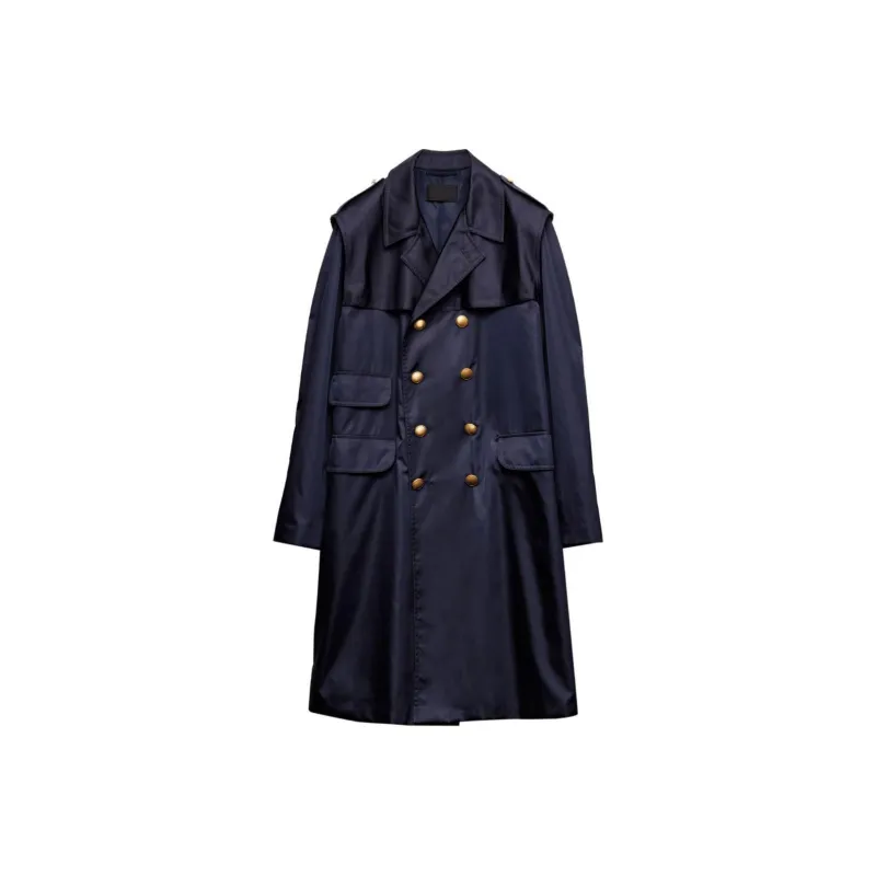 PRADA Double-breasted Raincoat-0