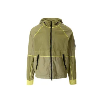 STONE ISLAND Zip Up Hooded Jacket