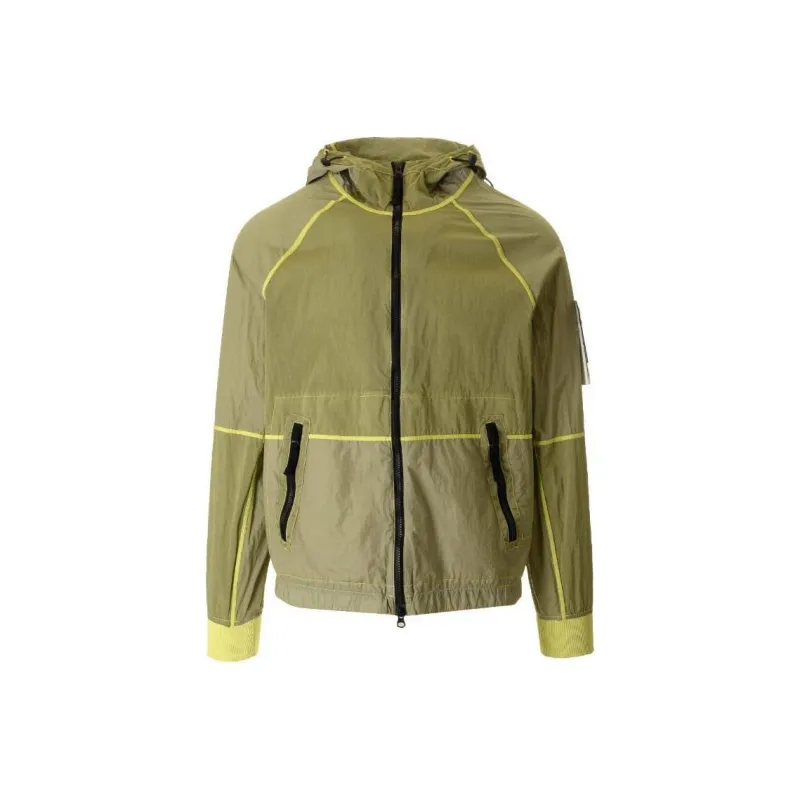 STONE ISLAND Zip Up Hooded Jacket-0