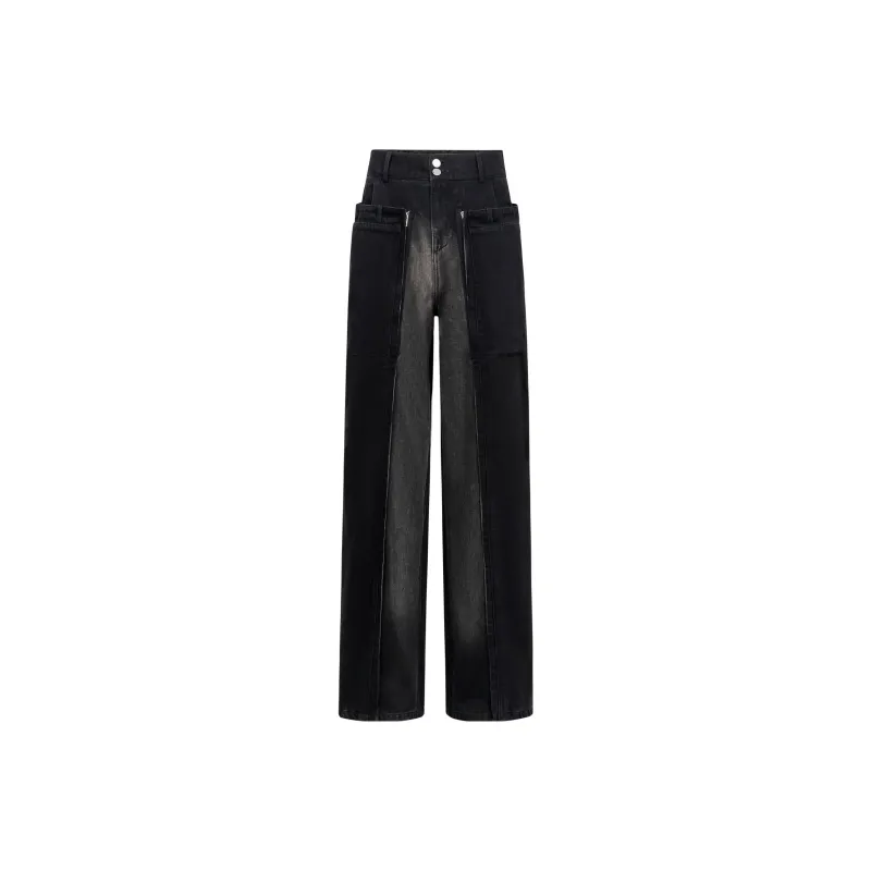 TIWILLTANG Jeans Unisex Qi Ming Black-0